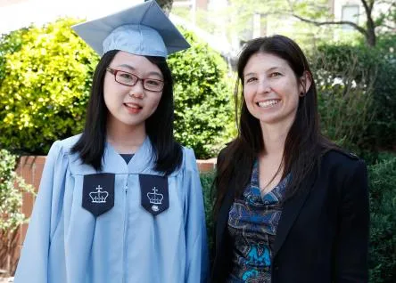 The Joint Bachelor's Degree Program's first graduate Hua Tong 
