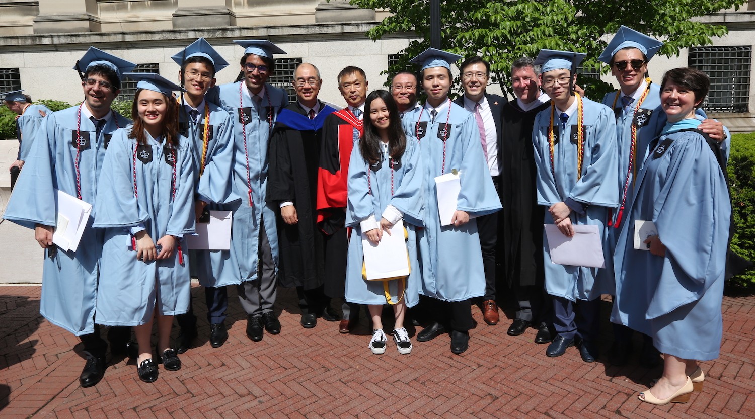 2019 CityU grads at Columbia Commencement